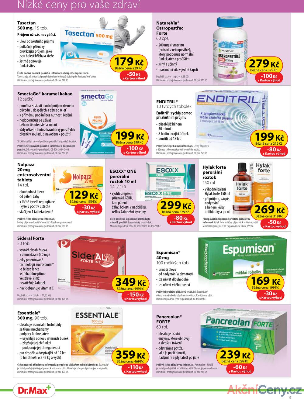 Leták Dr.Max - Dr.Max od 1.6. do 30.6.2025 - strana 8