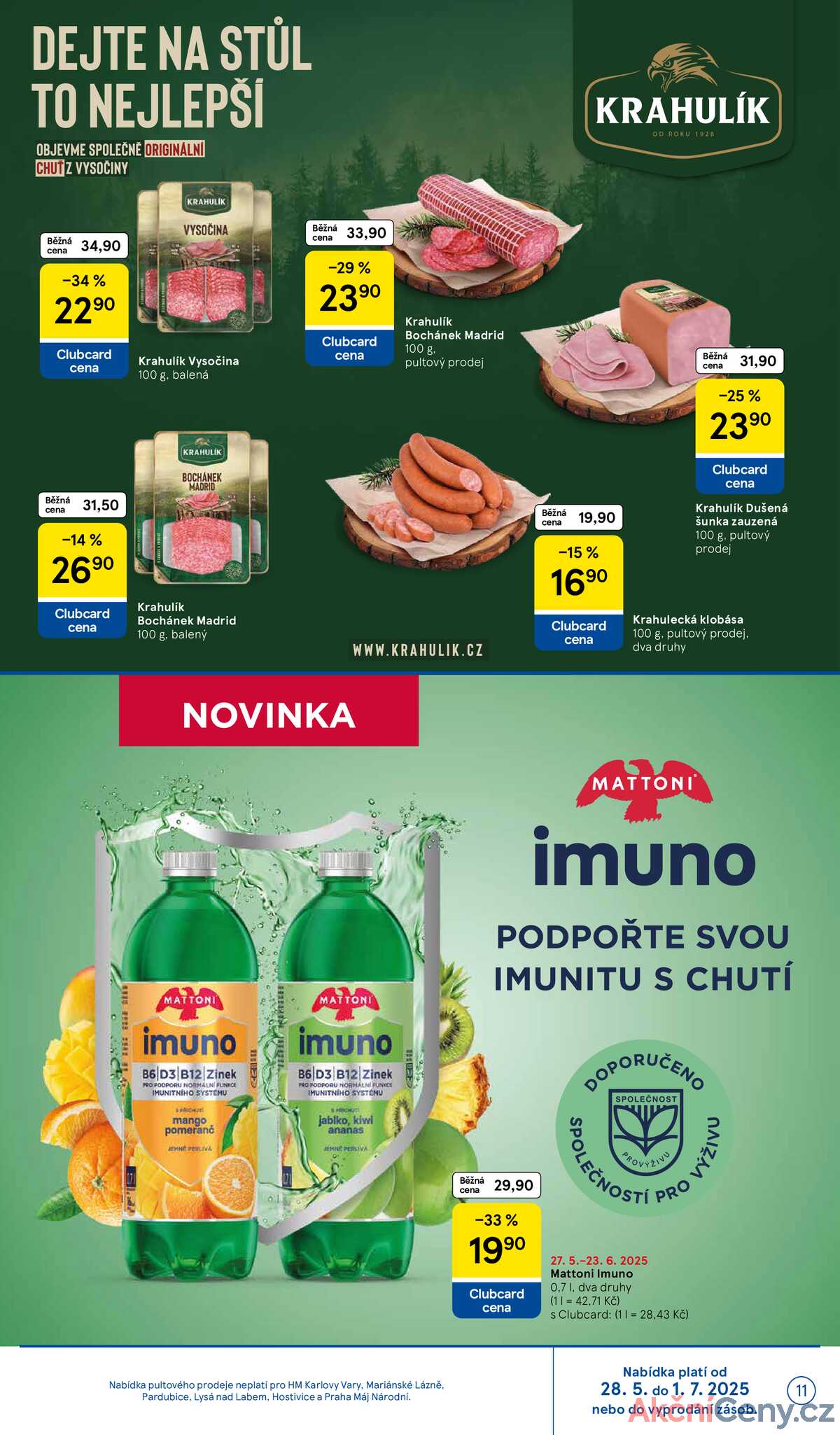 Tesco malé hypermarkety od 28.5. do 3.6.2025 strana 11