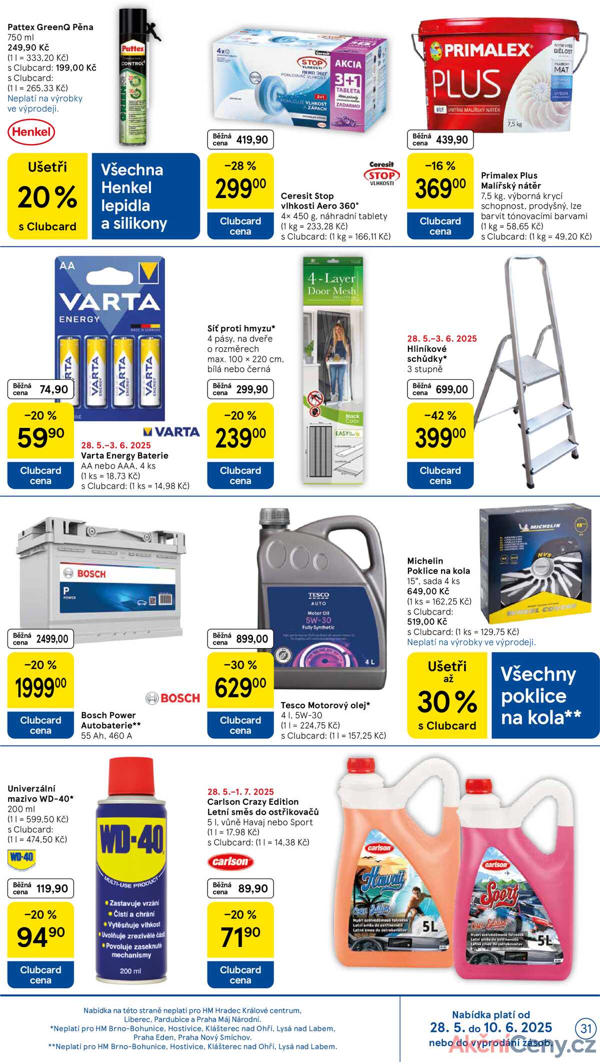 Tesco malé hypermarkety od 28.5. do 3.6.2025 strana 31