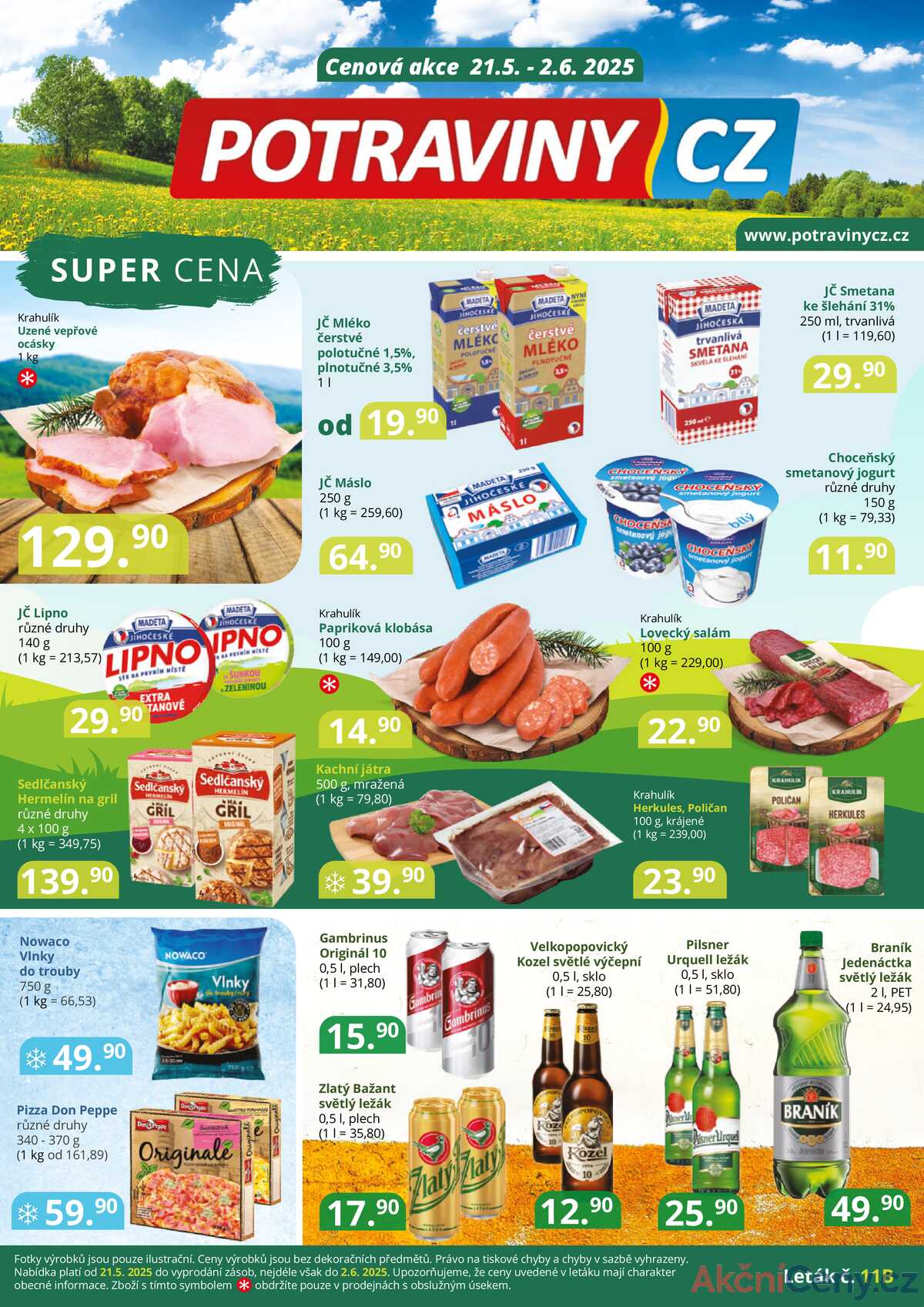 Potraviny CZ do 2.6. strana 1