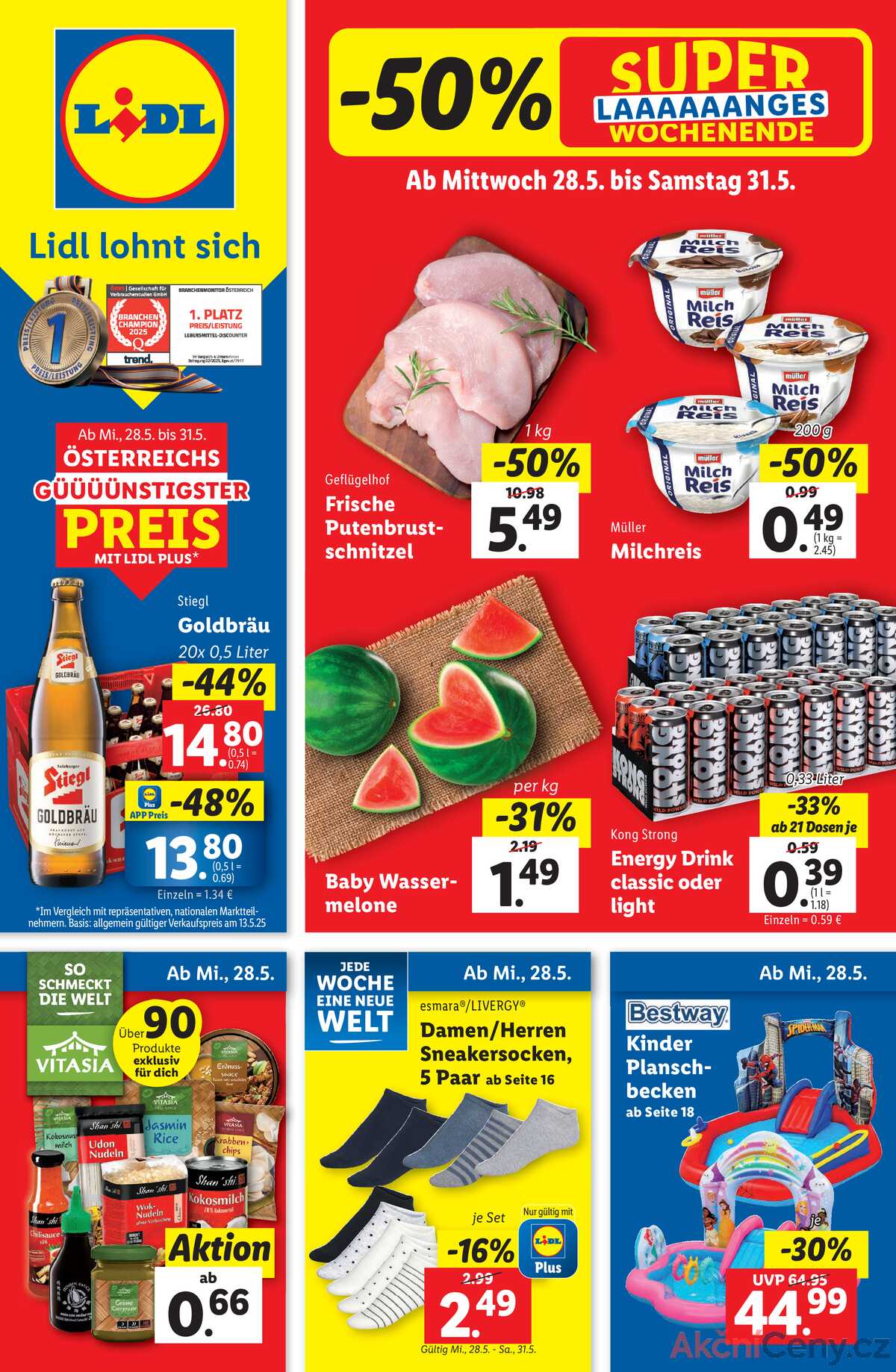 Leták Lidl Rakousko 28.5.-4.6.2025 strana 1