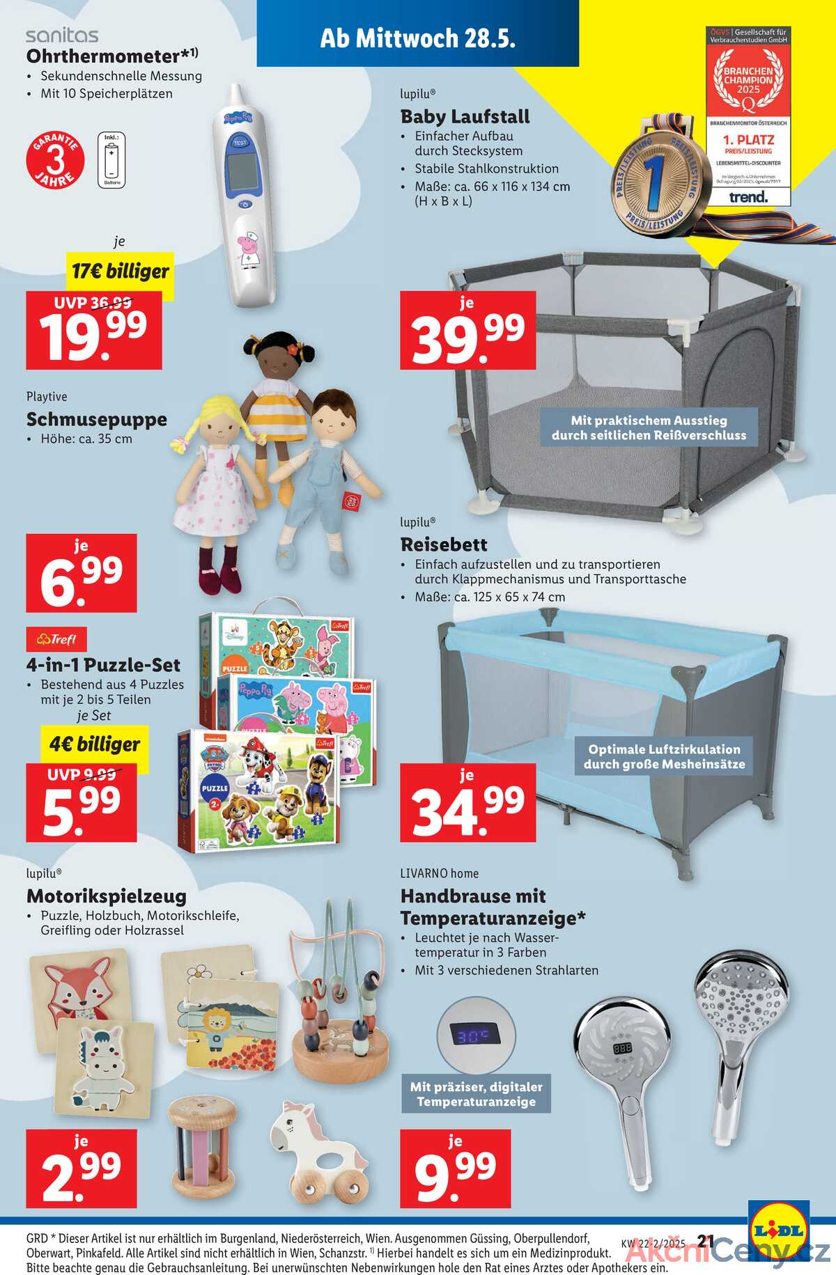 Leták Lidl Rakousko 28.5.-4.6.2025 strana 23