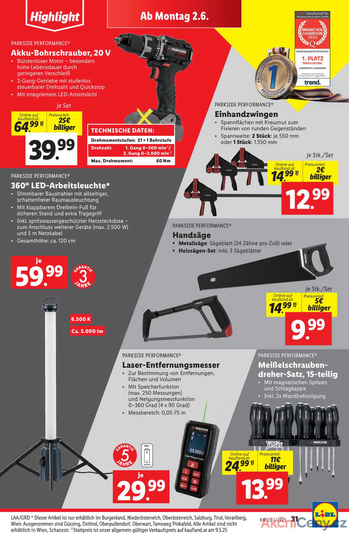 Leták Lidl Rakousko 28.5.-4.6.2025 strana 37