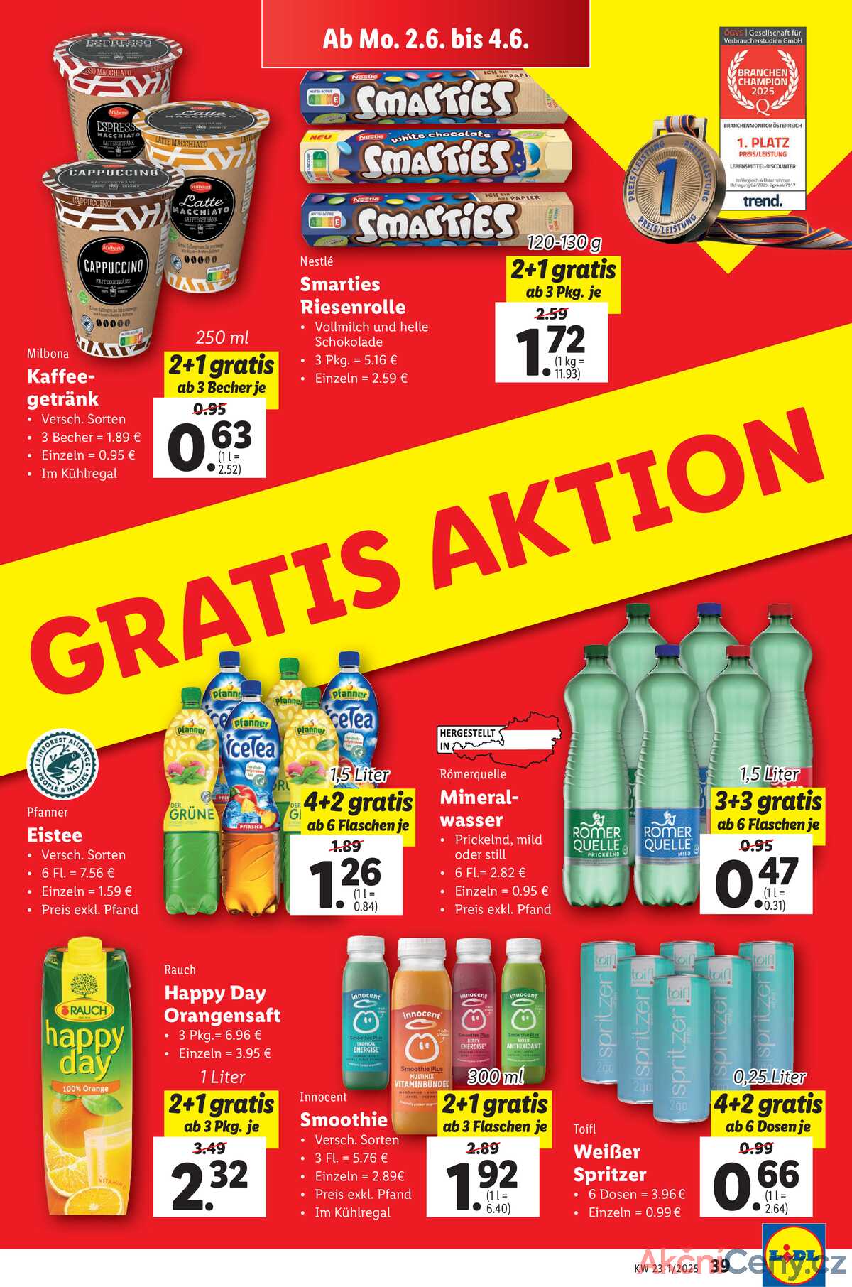 Leták Lidl Rakousko 28.5.-4.6.2025 strana 45
