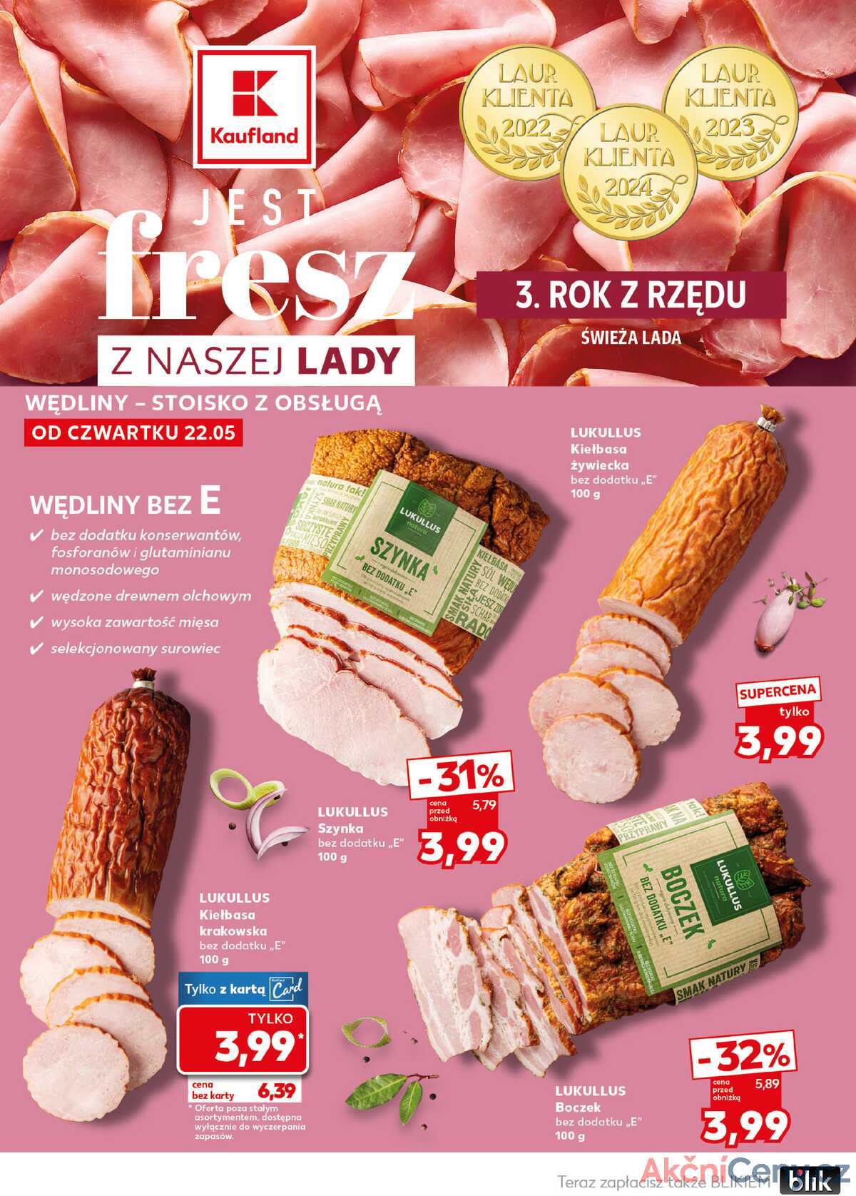 Leták Kaufland Polsko 26.5.-28.5.2025 - Silný start strana 22