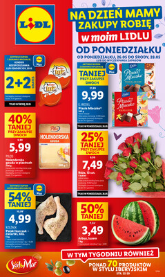 Leták Lidl Polsko 26.5.-28.5.2025