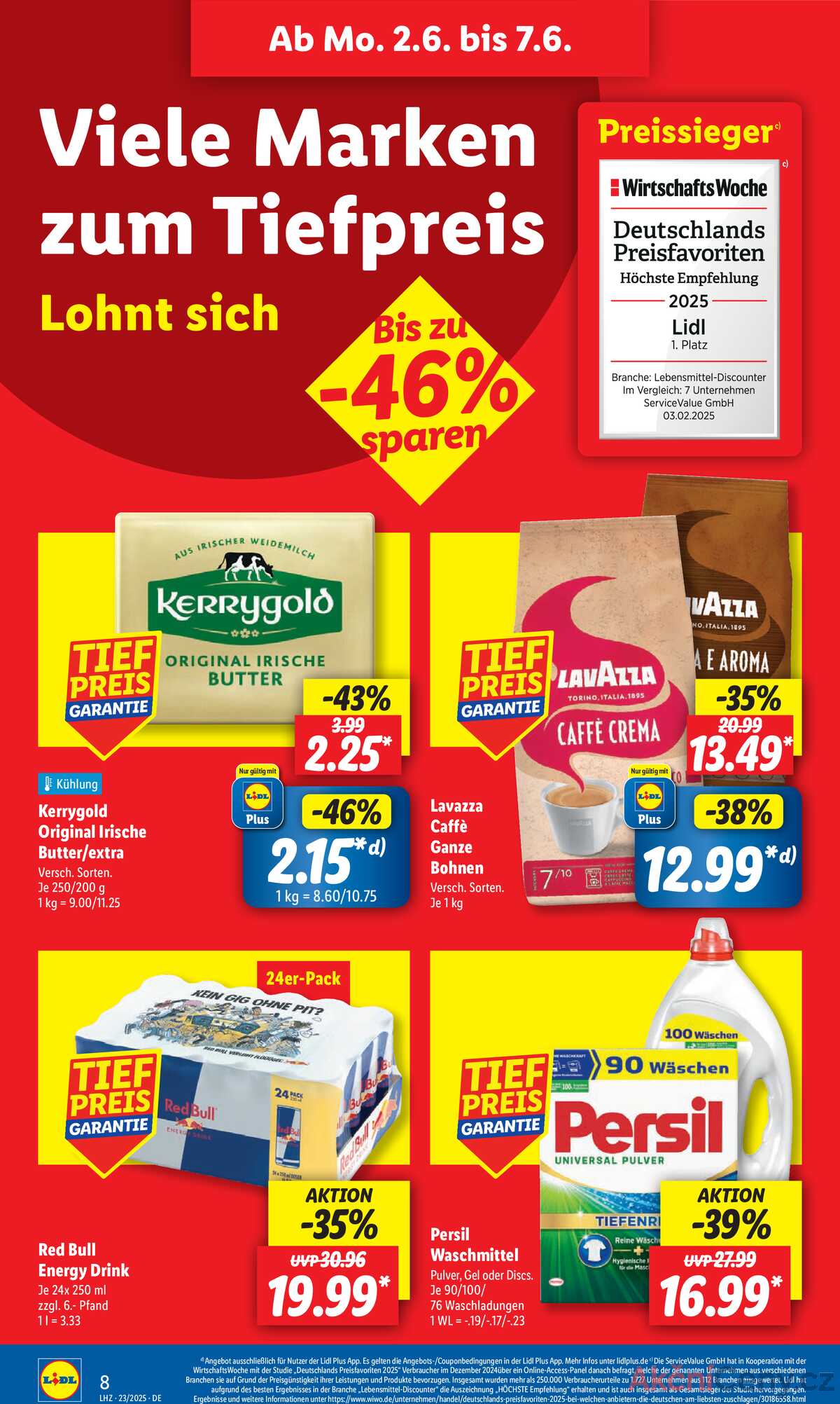 Leták Lidl Německo 2.6.-7.6.2025 strana 8