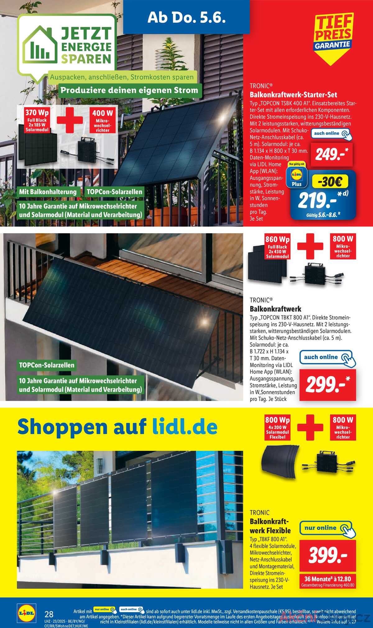 Leták Lidl Německo 2.6.-7.6.2025 strana 34