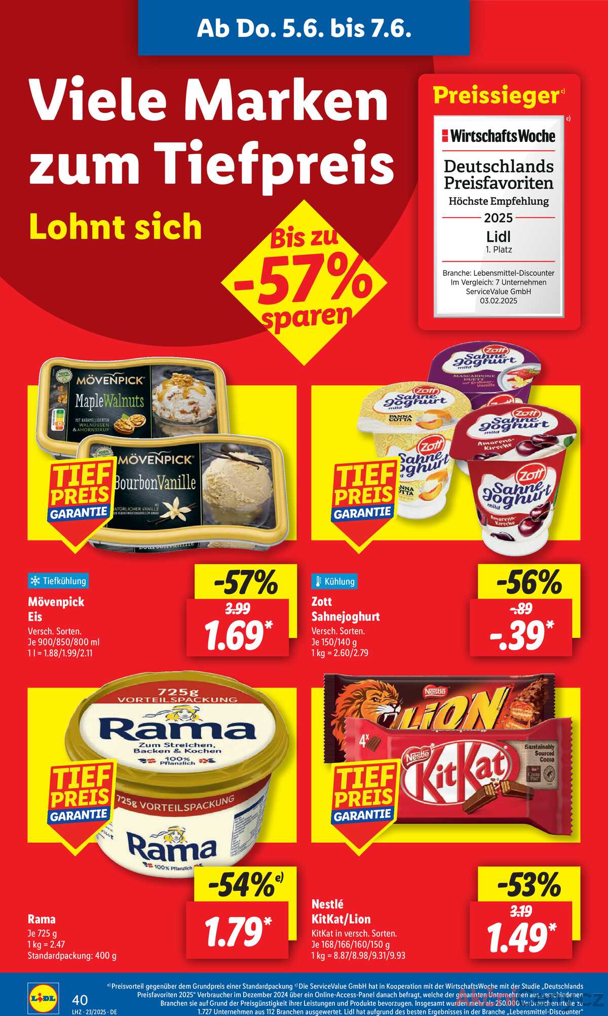 Leták Lidl Německo 2.6.-7.6.2025 strana 58