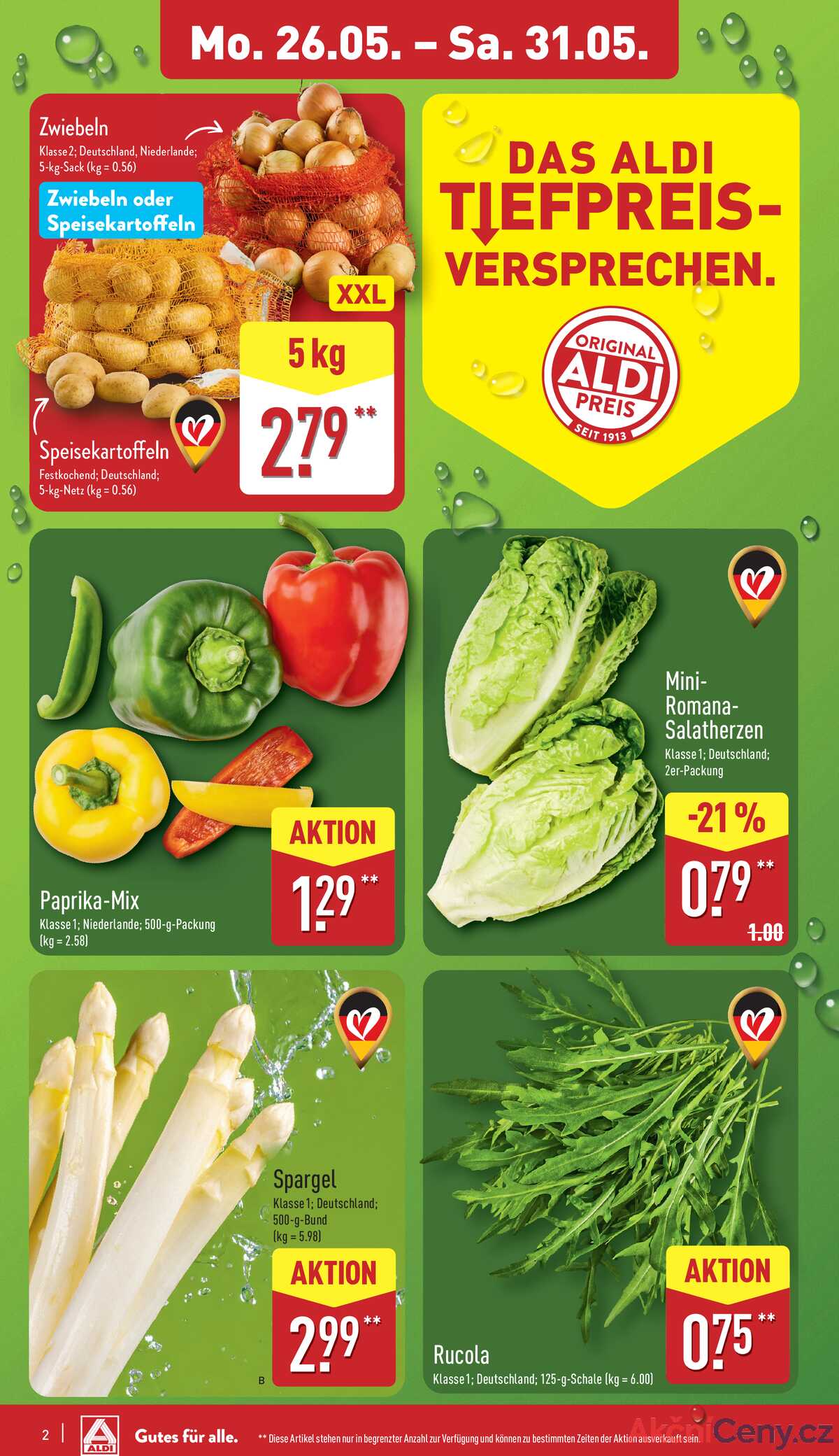 Leták ALDI Německo 26.5.-1.6.2025 strana 2