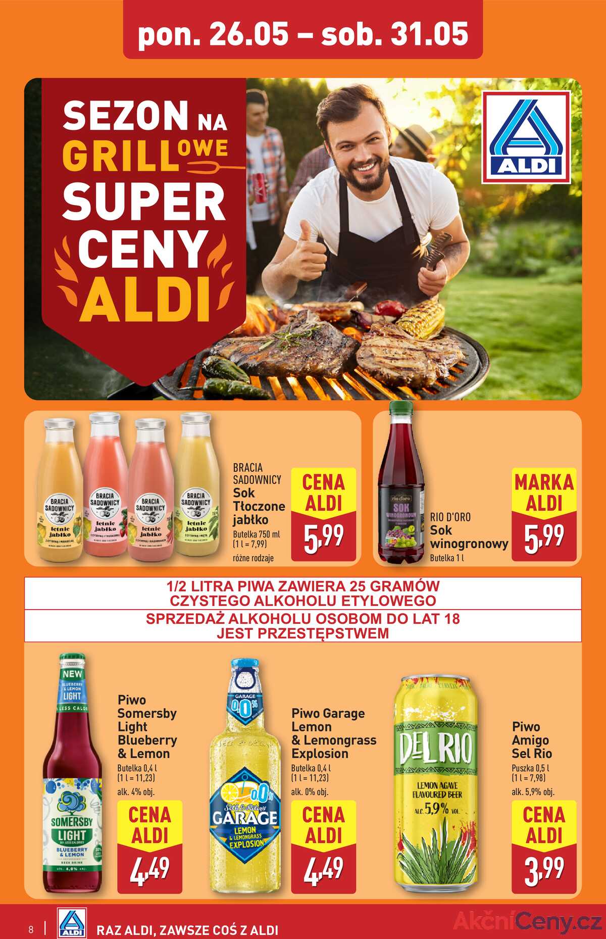 Leták Aldi Polsko 26.5.-31.5.2025 strana 8