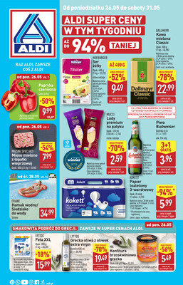 Leták Aldi Polsko 26.5.-31.5.2025