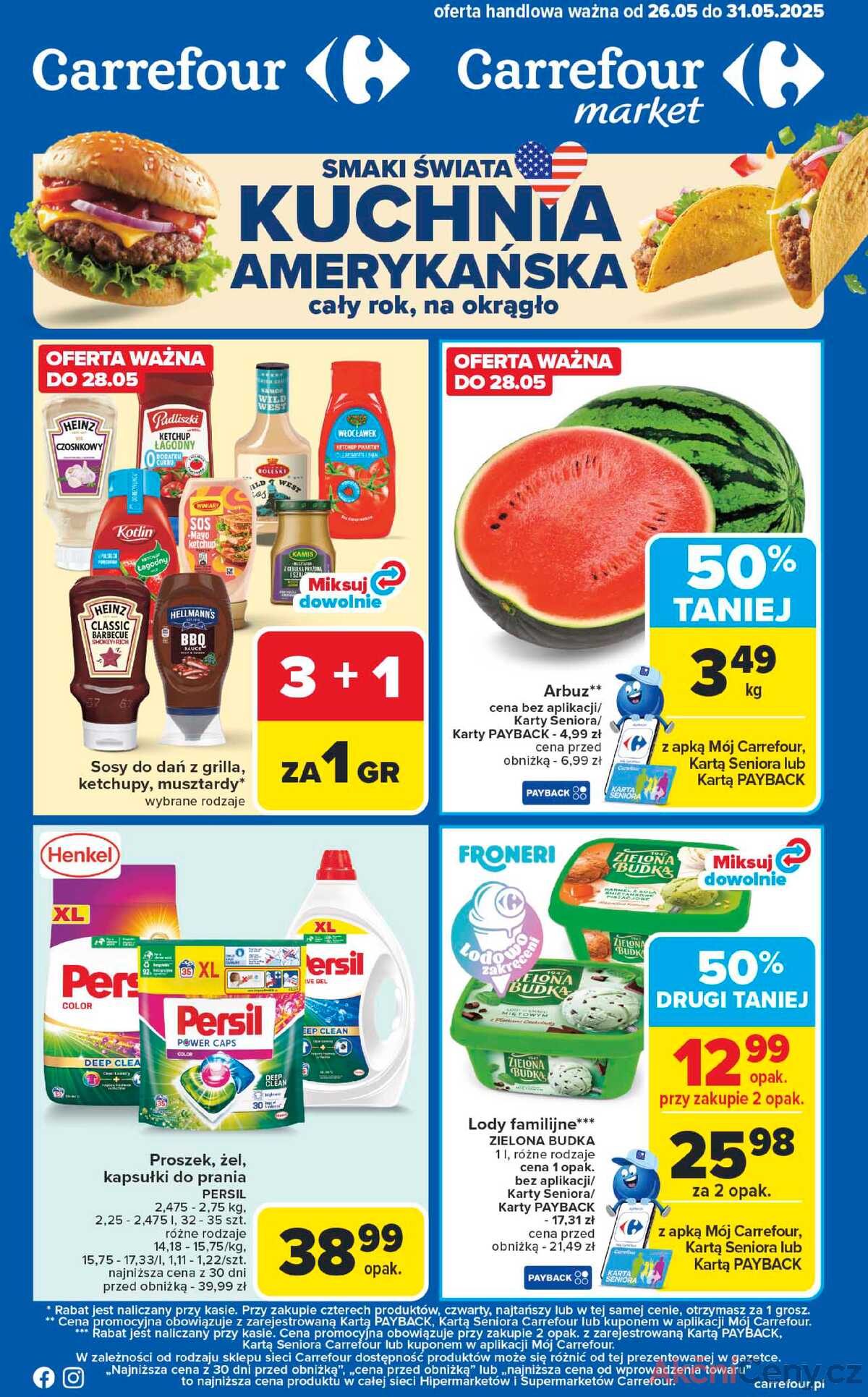 Leták Carrefour Polsko 26.5.-31.5.2025 - Trh od pondělí strana 1