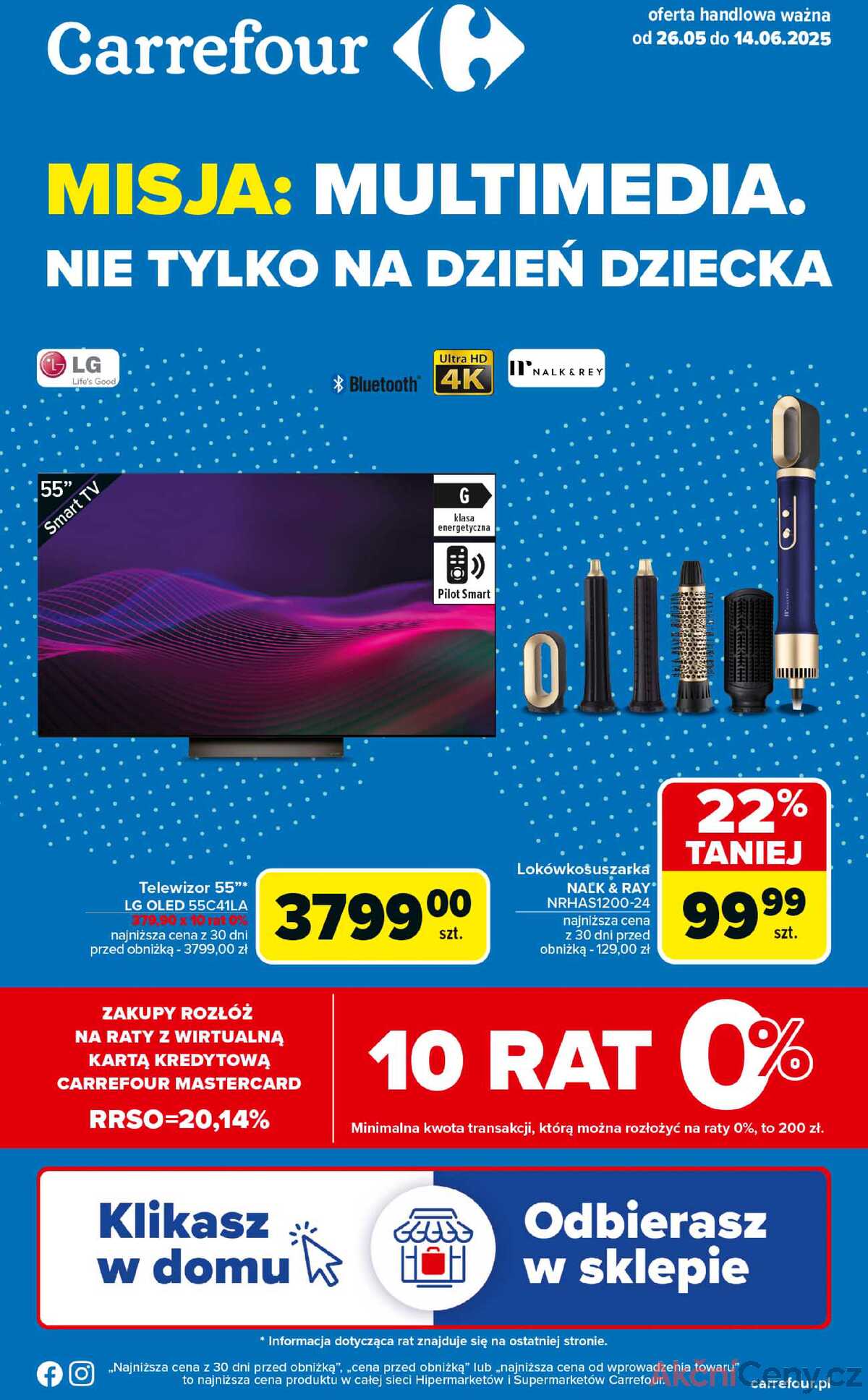 Leták Carrefour Polsko 26.5.-14.6.2025 - Multimédia strana 1