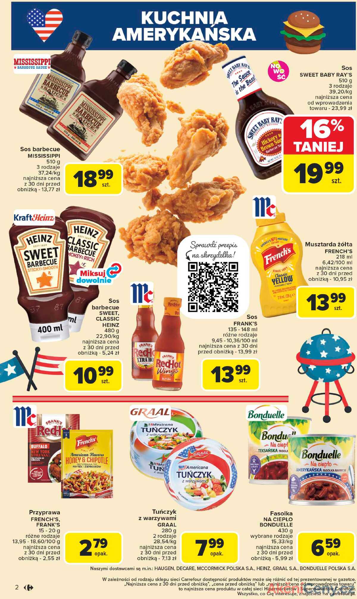 Leták Carrefour Polsko 26.5.-7.6.2025 - Americká kuchyně strana 2