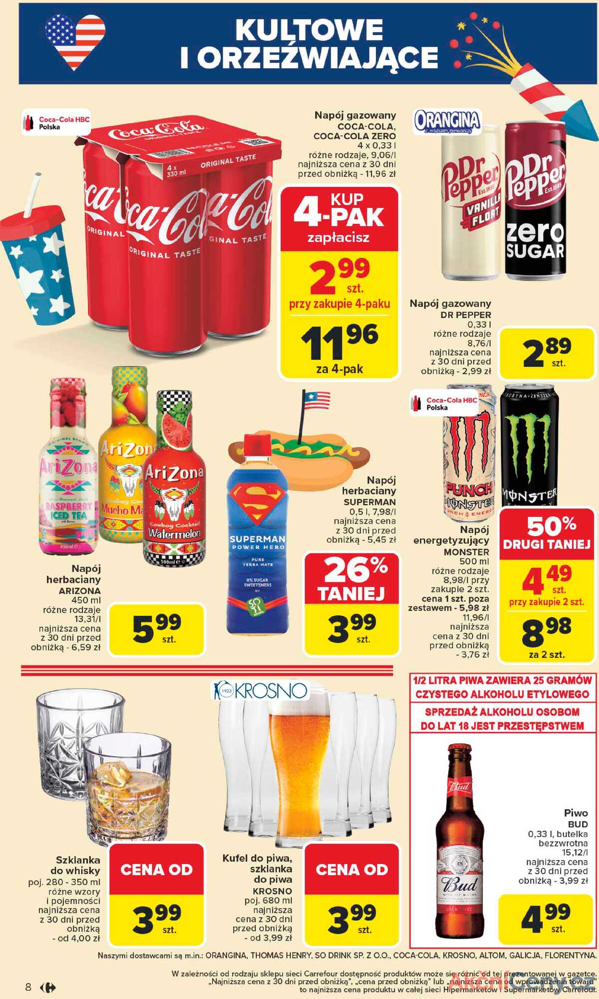 Leták Carrefour Polsko 26.5.-7.6.2025 - Americká kuchyně strana 8