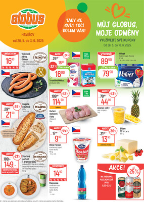 Akční leták Globus 28.5. - 3.6.2025 - Globus Havířov