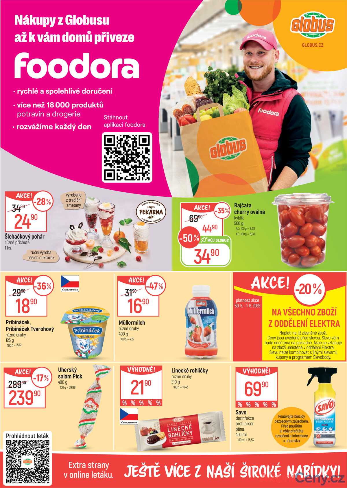 Akční leták Globus 28.5. - 3.6.2025 - Globus Chomutov strana 2