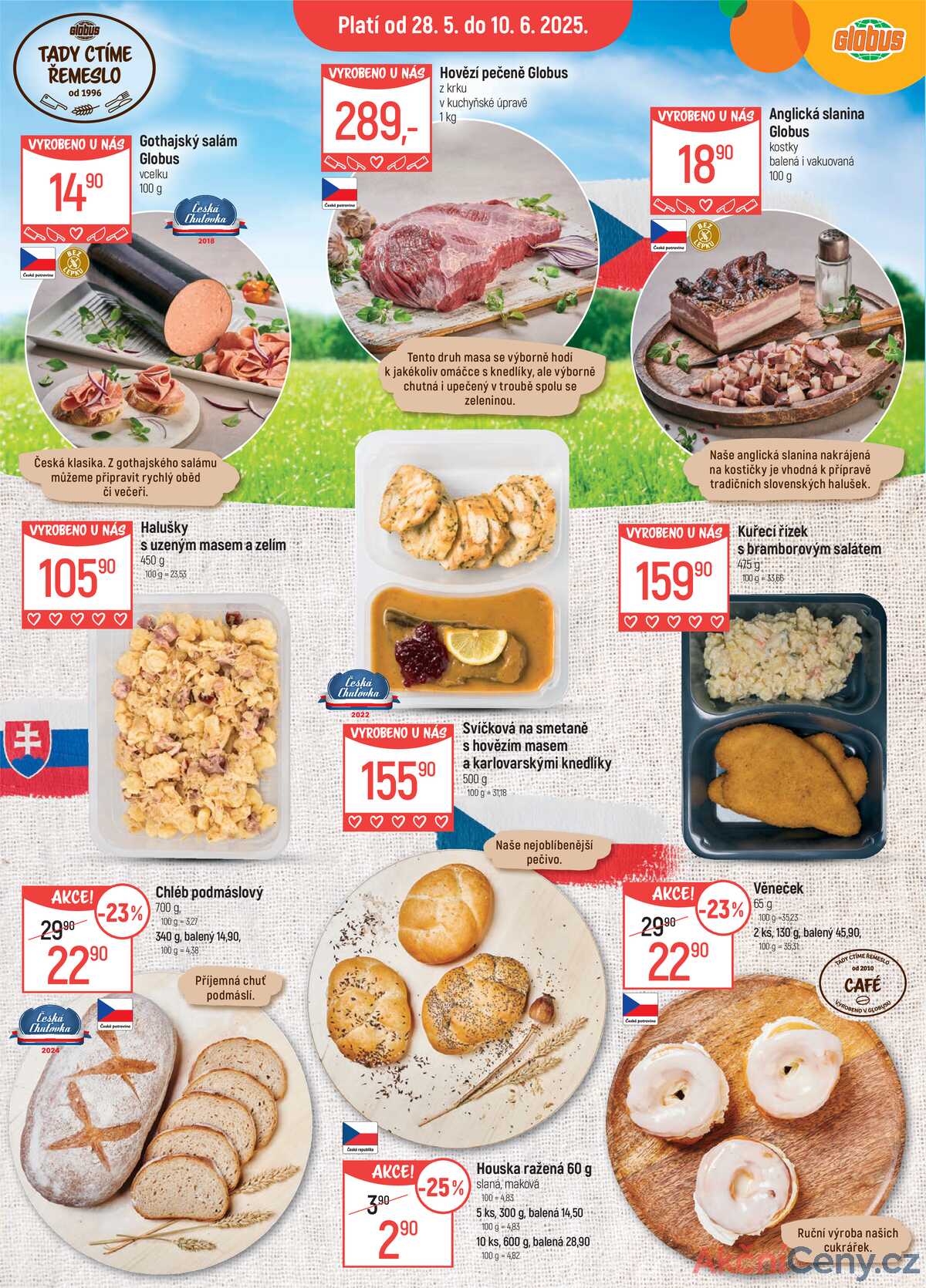 Akční leták Globus 28.5. - 10.6.2025 - Globus Chotíkov u Plzně strana 2