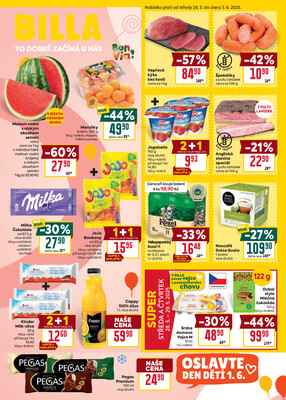 Billa malý leták od 28.5. do 3.6.2025