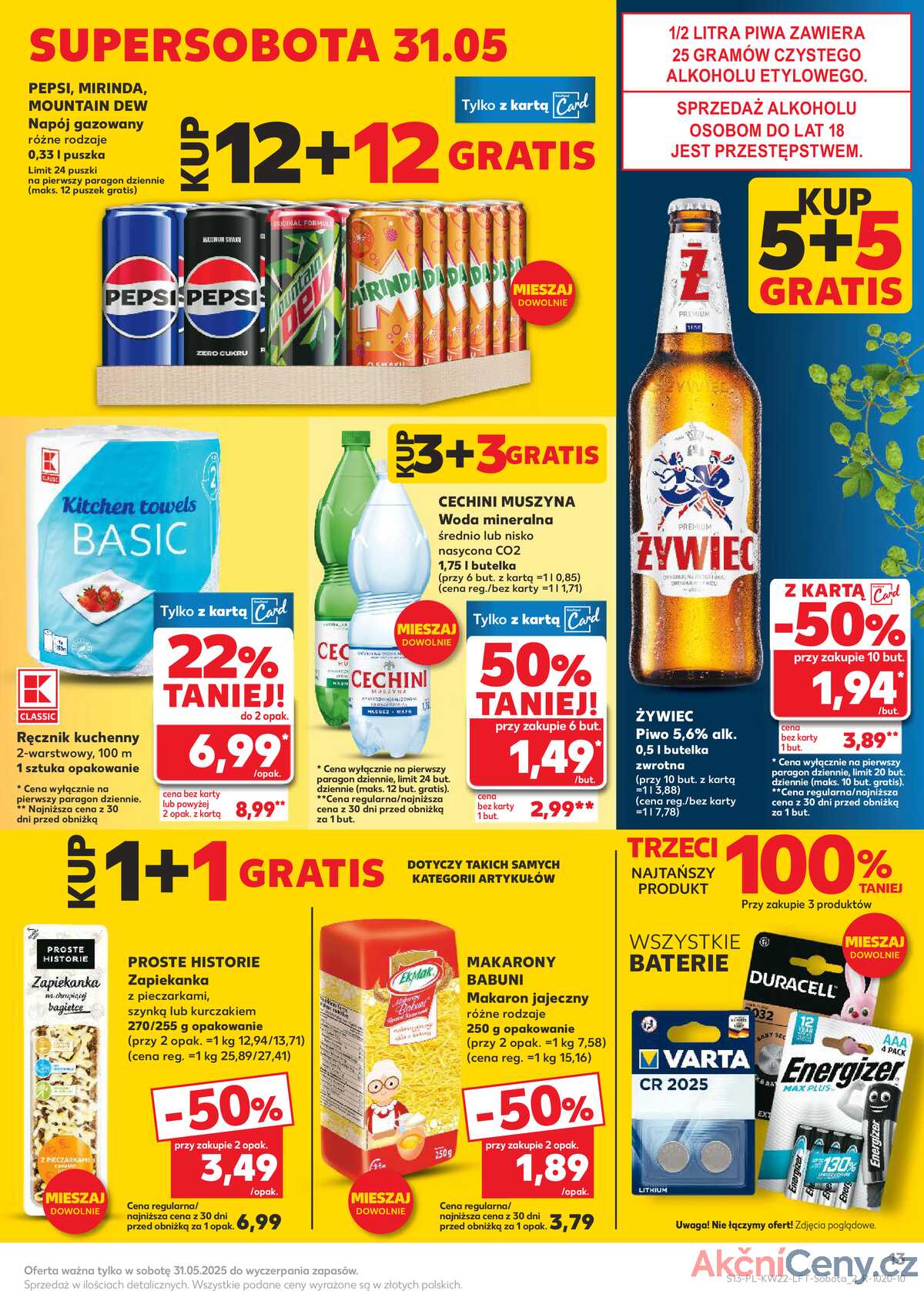 Leták Kaufland Polsko 29.5.-4.6.2025 - Noviny týdne strana 13