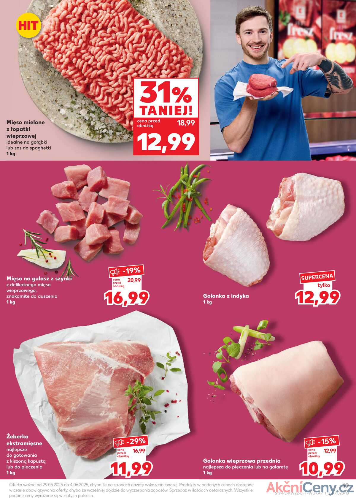 Leták Kaufland Polsko 29.5.-4.6.2025 - Noviny týdne strana 19