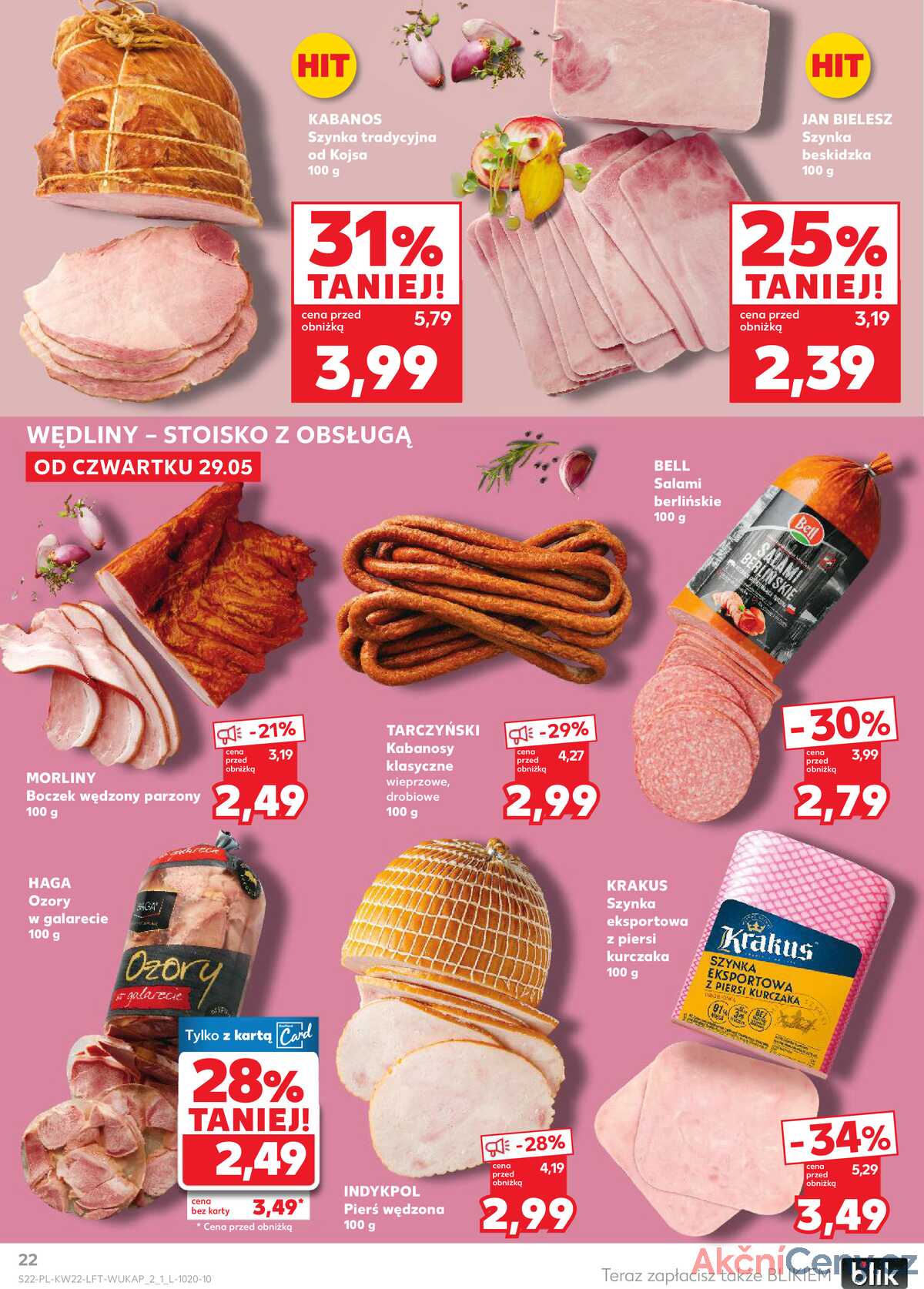 Leták Kaufland Polsko 29.5.-4.6.2025 - Noviny týdne strana 22