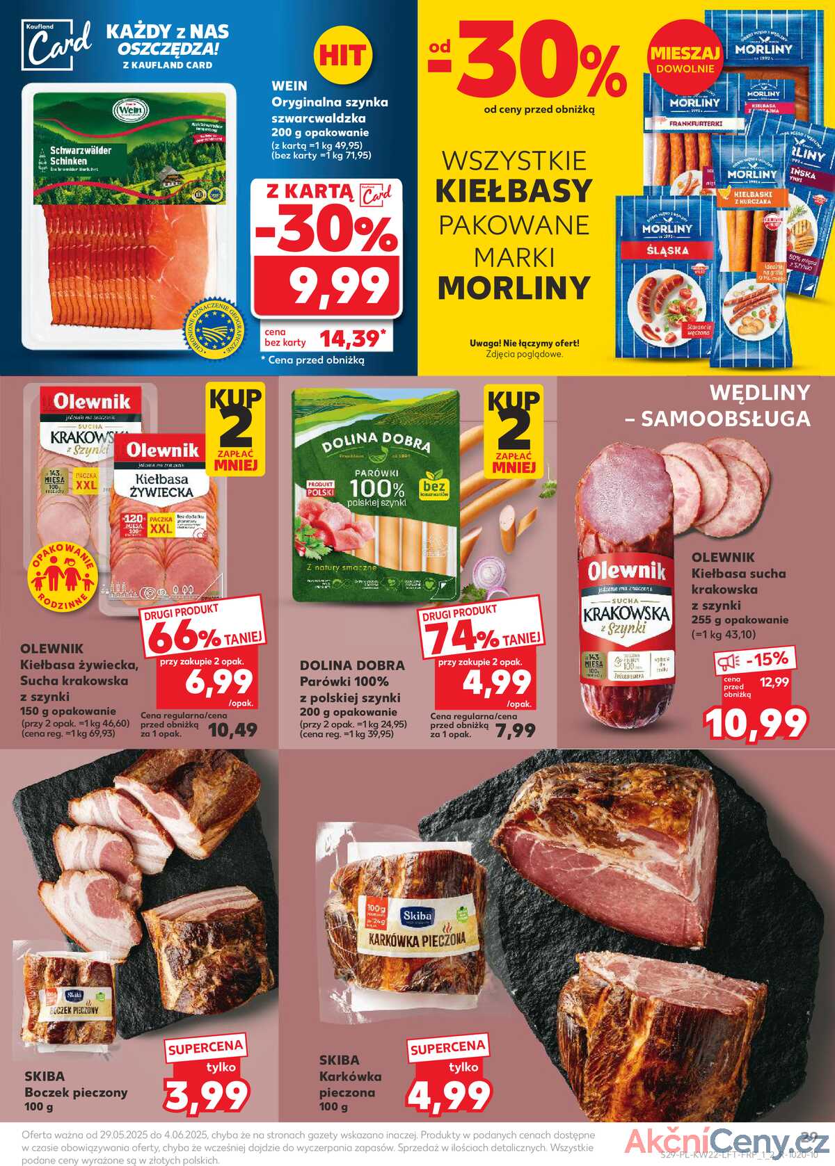 Leták Kaufland Polsko 29.5.-4.6.2025 - Noviny týdne strana 29