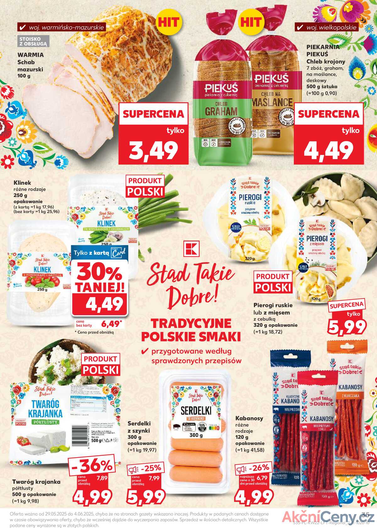 Leták Kaufland Polsko 29.5.-4.6.2025 - Noviny týdne strana 35