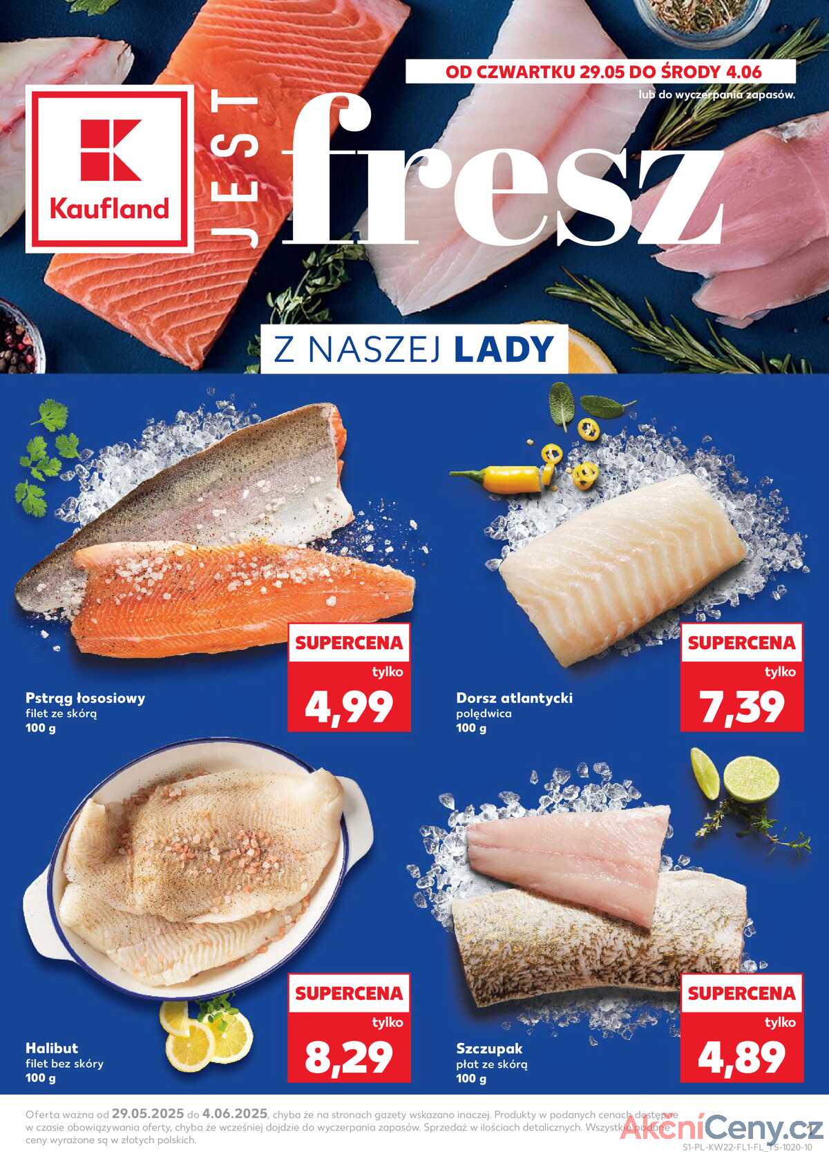 Leták Kaufland Polsko 29.5.-4.6.2025 strana 1