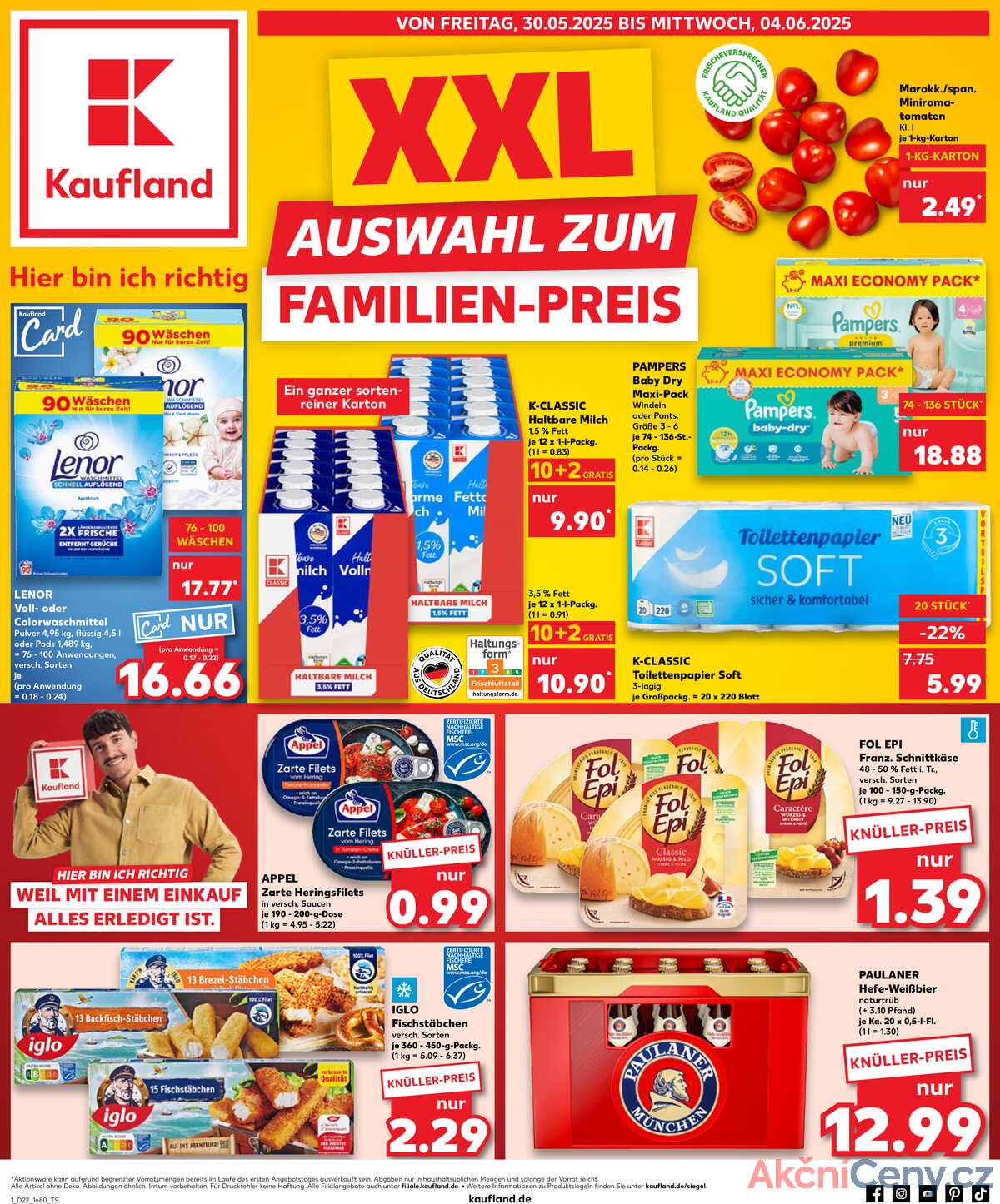 Leták Kaufland Německo 30.5.-4.6.2025 strana 1