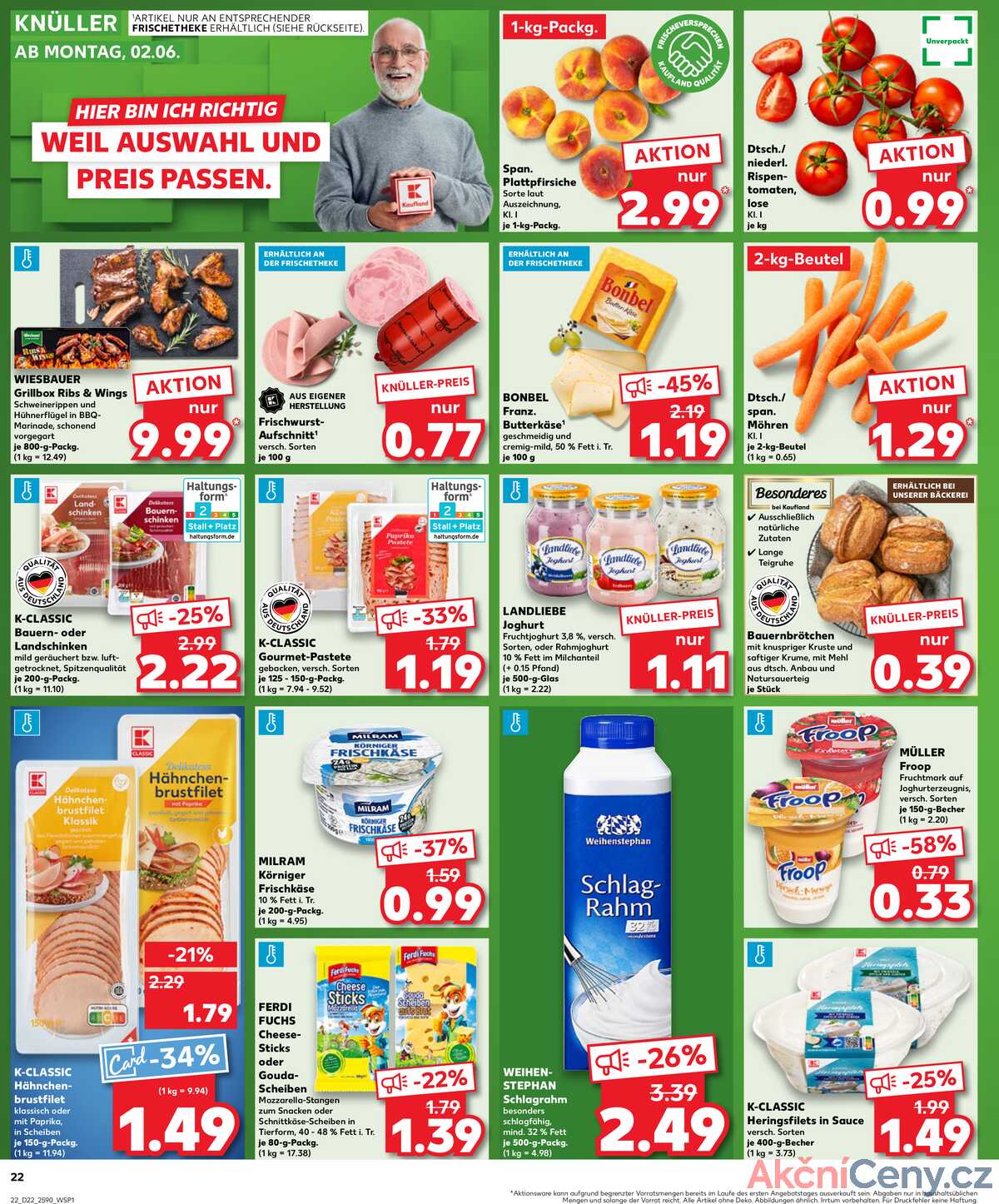 Leták Kaufland Německo 30.5.-4.6.2025 strana 22