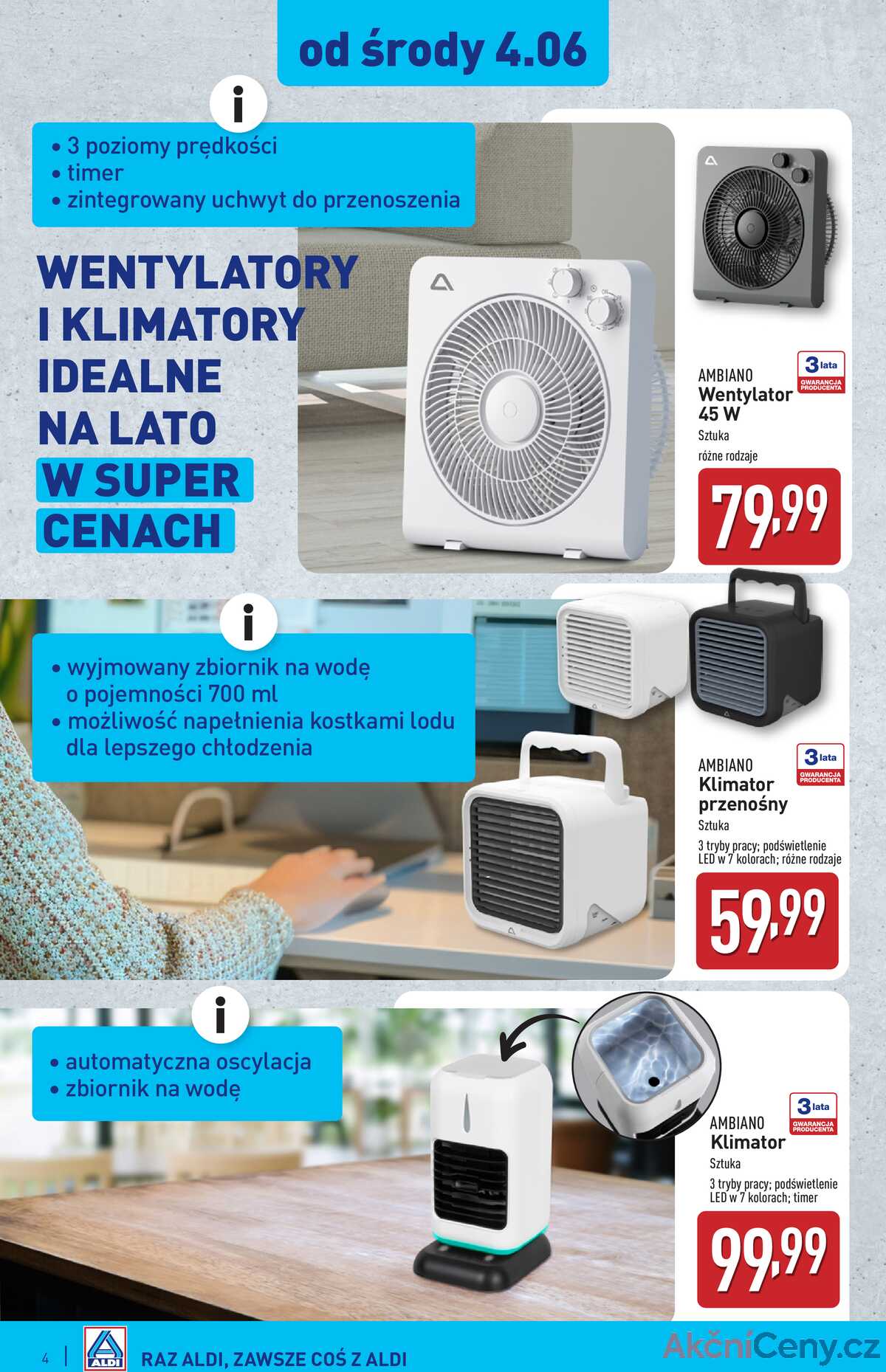 Leták Aldi Polsko 4.6.-10.6.2025 - Průmyslové výrobky strana 4