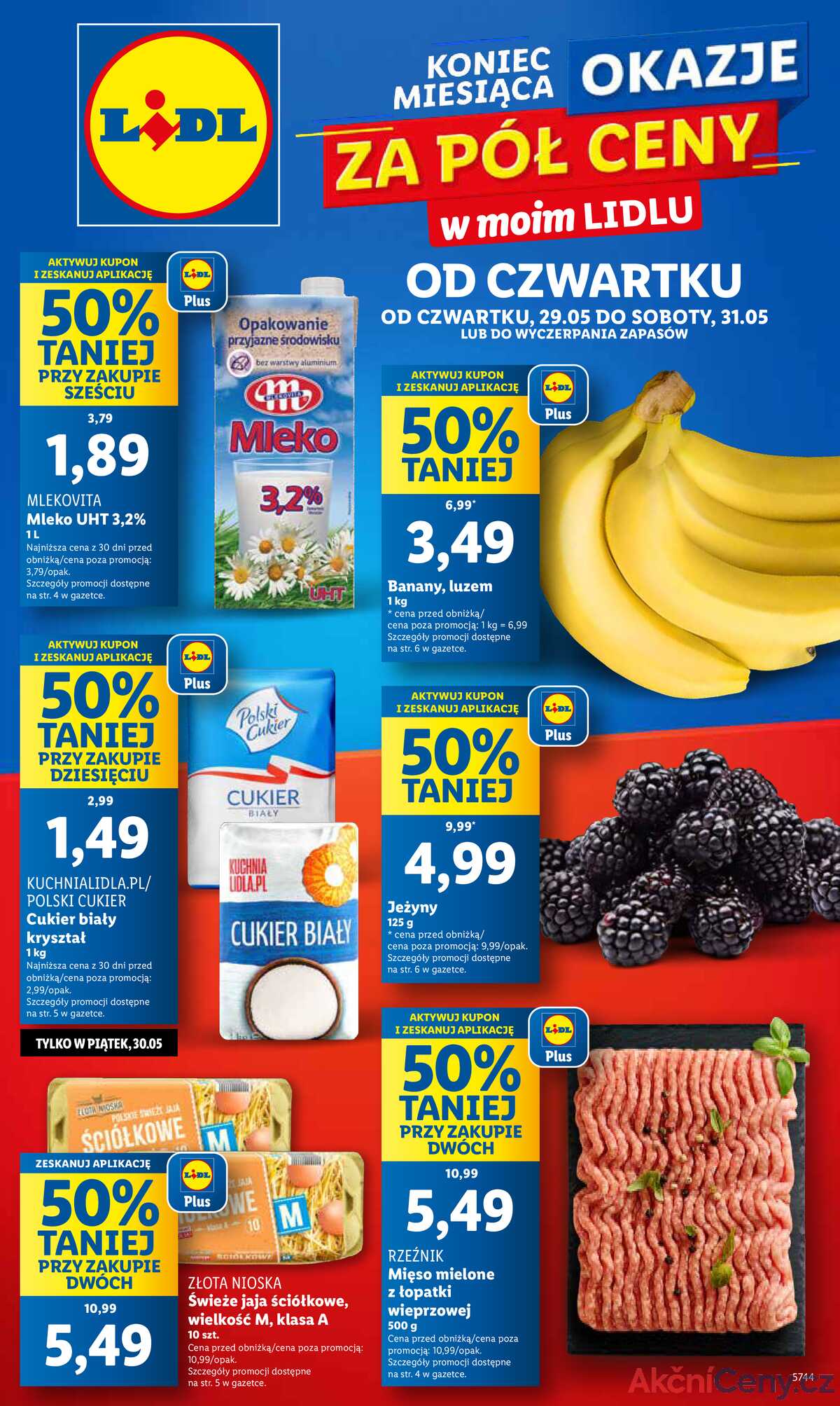 Leták Lidl Polsko 29.5.-31.5.2025 strana 1
