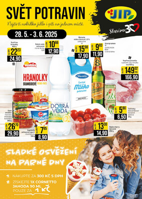 JIP Cash &amp;amp; Carry Brno, Praha, Ostrava od 28.5. do 3.6.2025