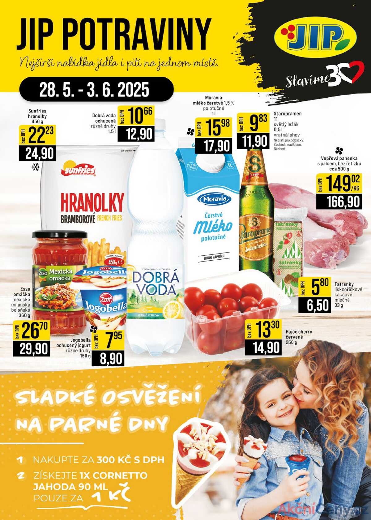 JIP Cash & Carry České Budějovice, Most, Náchod, Polička, Sušice a Svoboda nad Úpou od 28.5. do 3.6.2025 strana 1