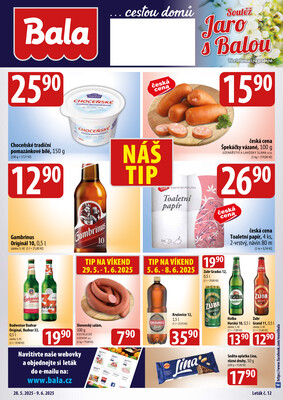 Bala Velký leták Holba + do 9.6.