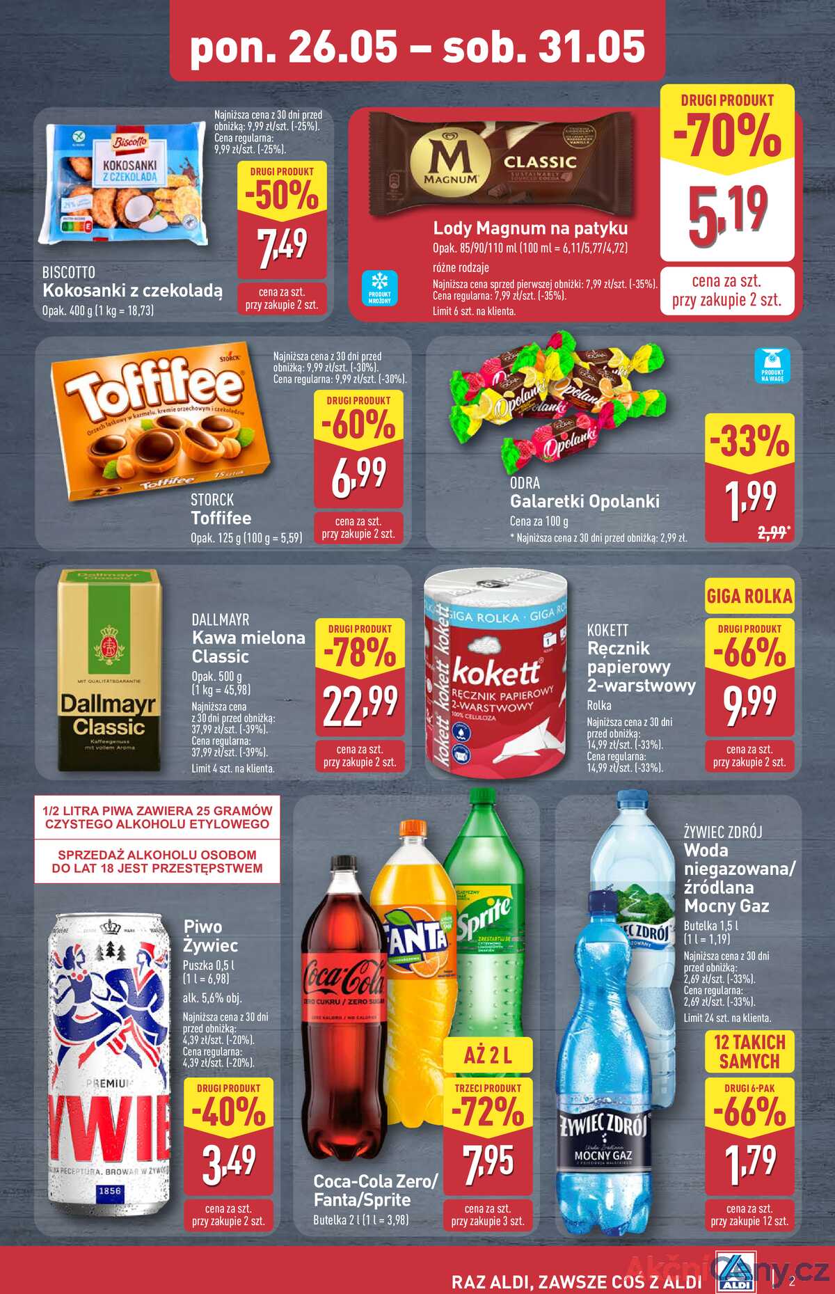 Leták Aldi Polsko 29.5.-31.5.2025 - Víkendová nabídka strana 3