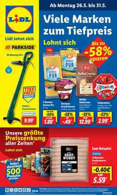 Leták Lidl Německo 26.5.-31.5.2025