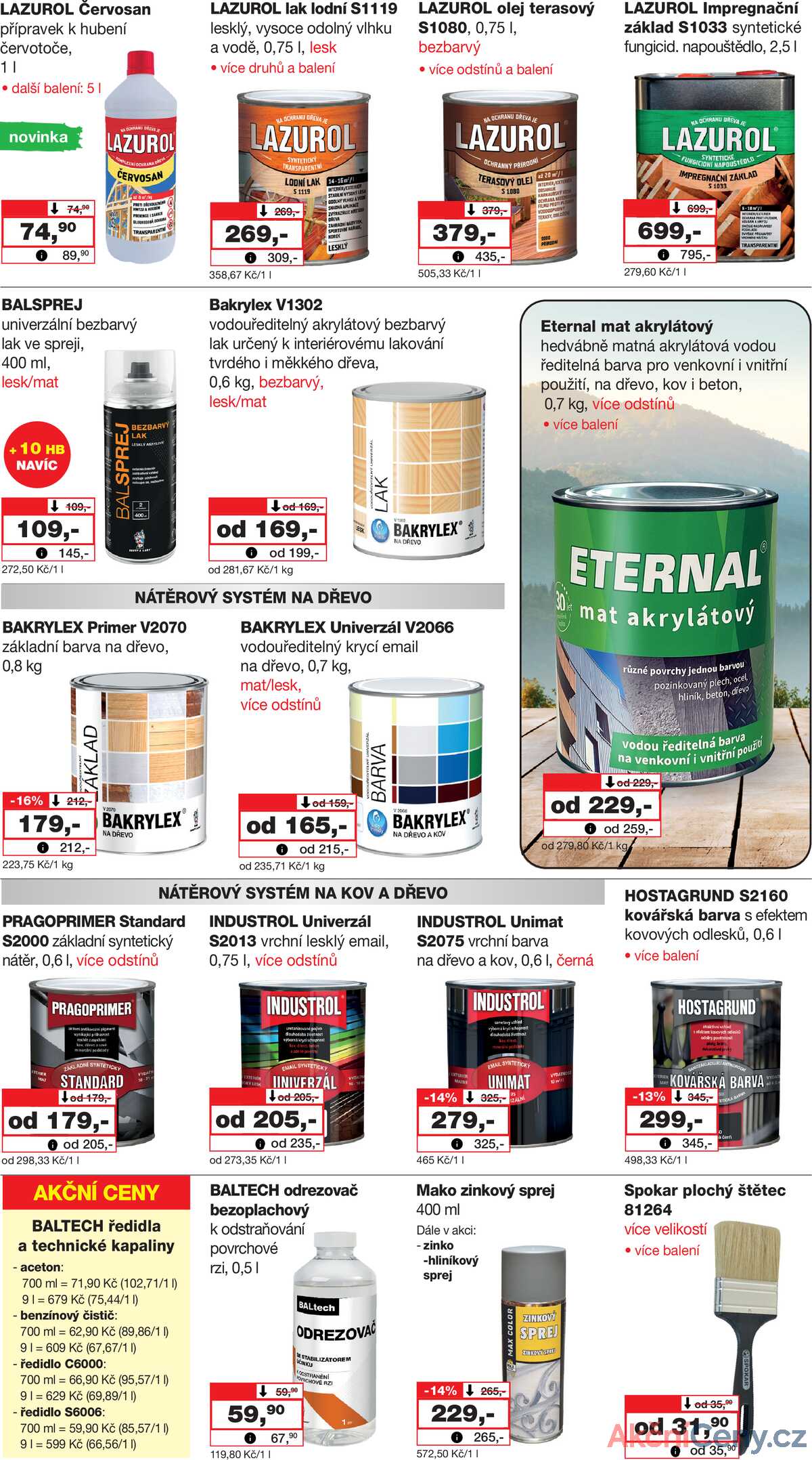 Barvy a laky drogerie od 31.5. do 20.6.2025 strana 2