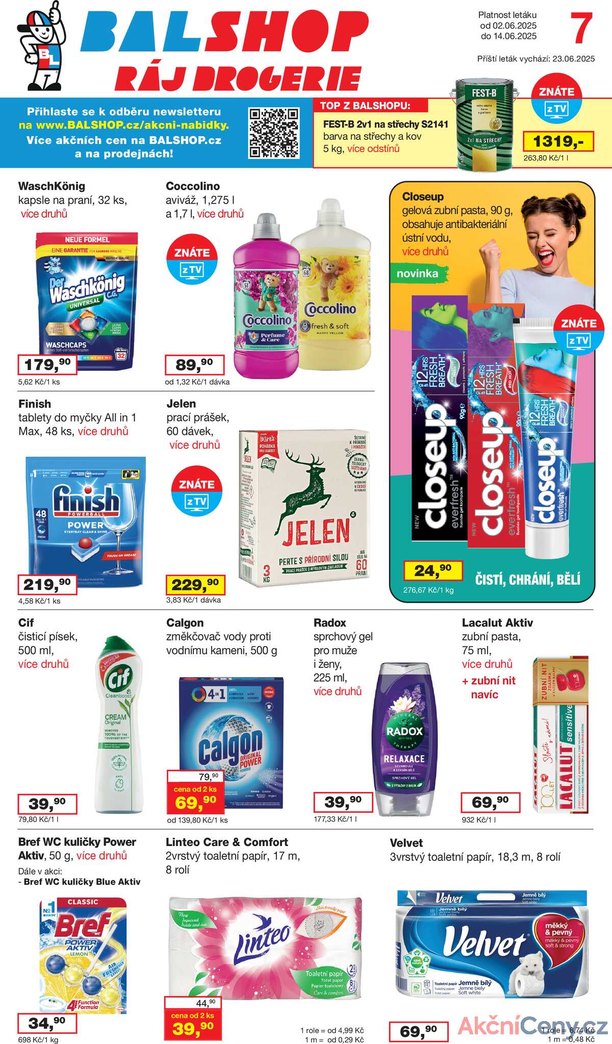 Ráj drogerie od 2.6. do 14.6.2025 strana 1