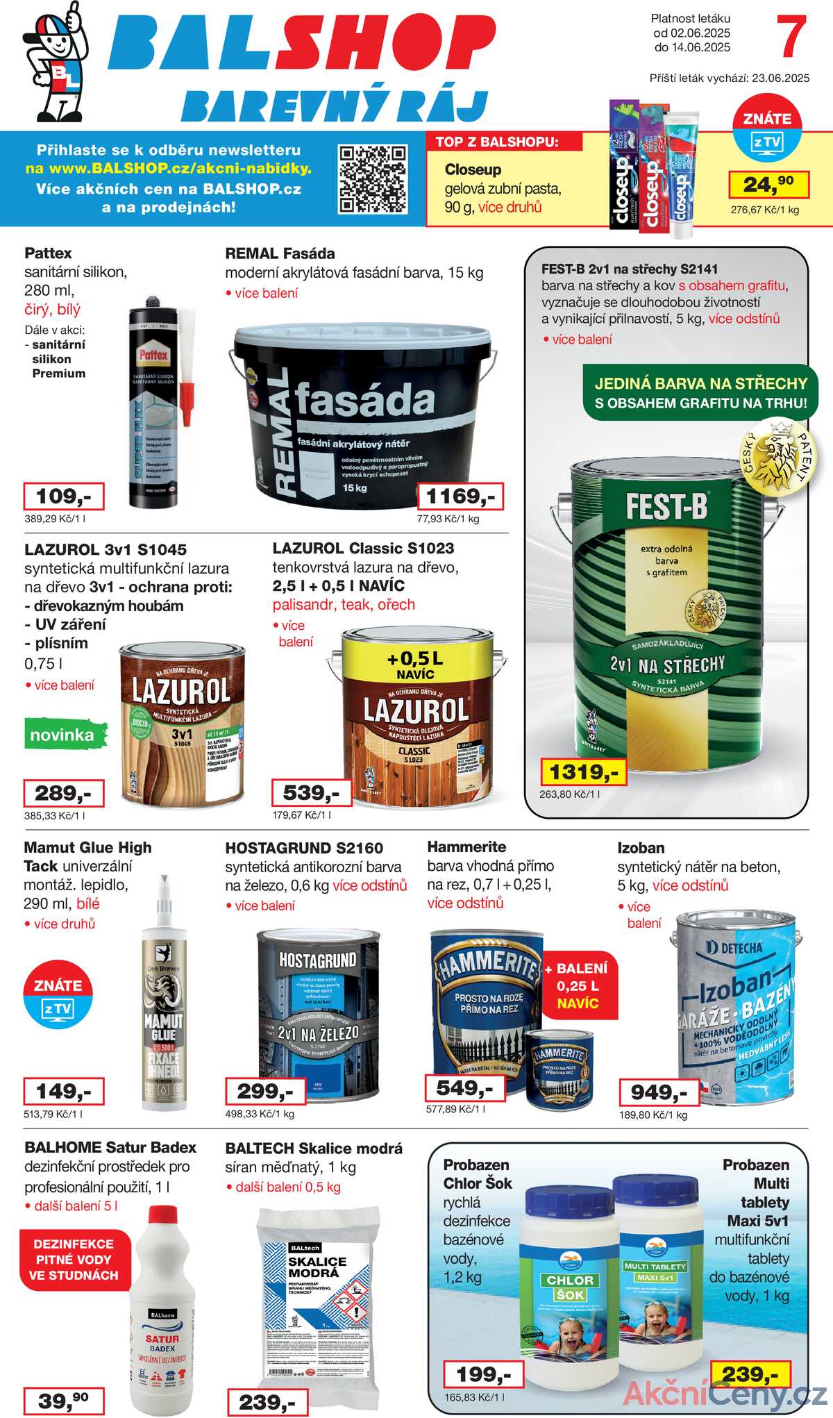 Barevný ráj  od 2.6. do 14.6.2025 strana 1