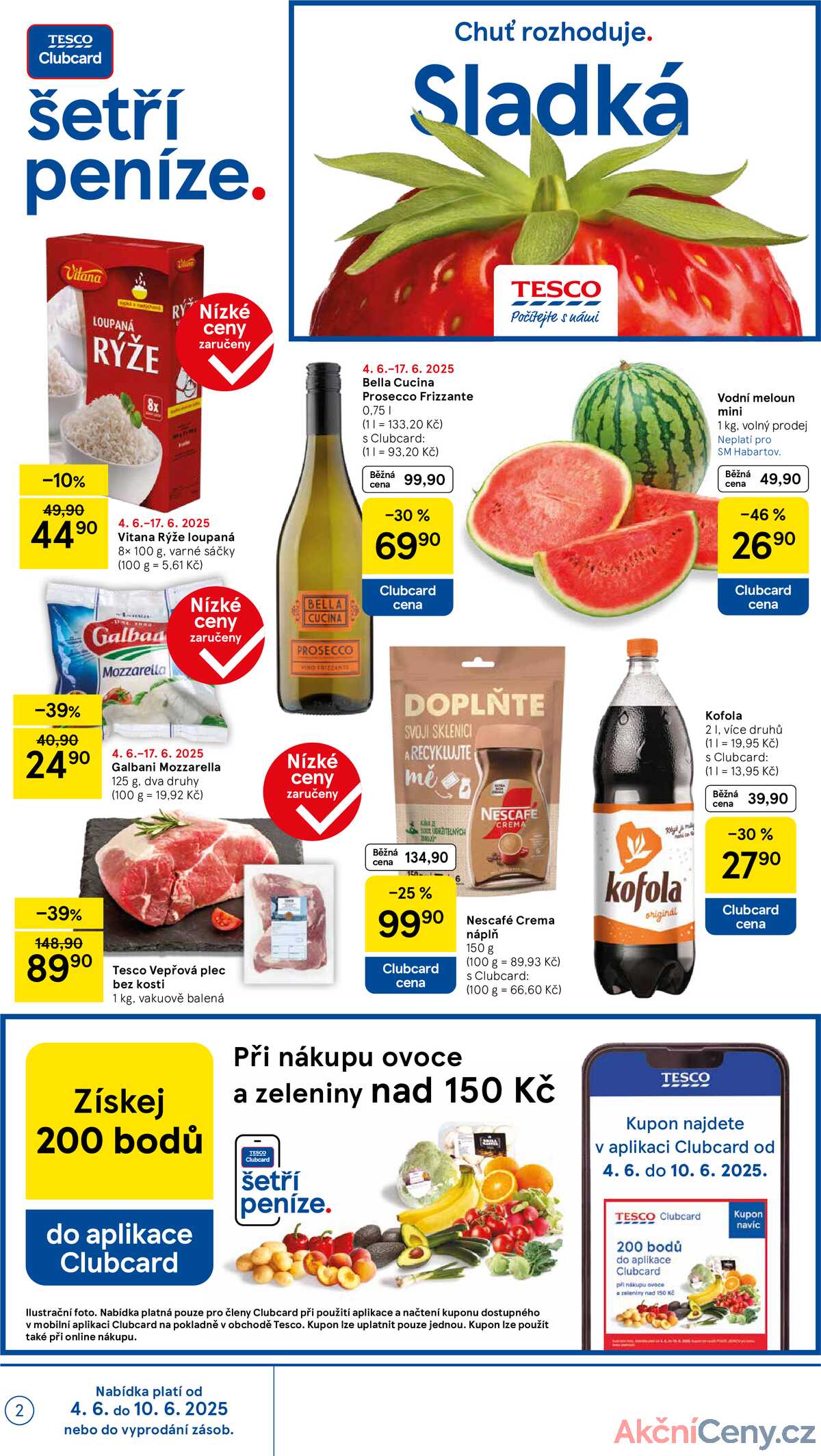 Tesco supermarkety od 4.6. do 10.6.2025 strana 2