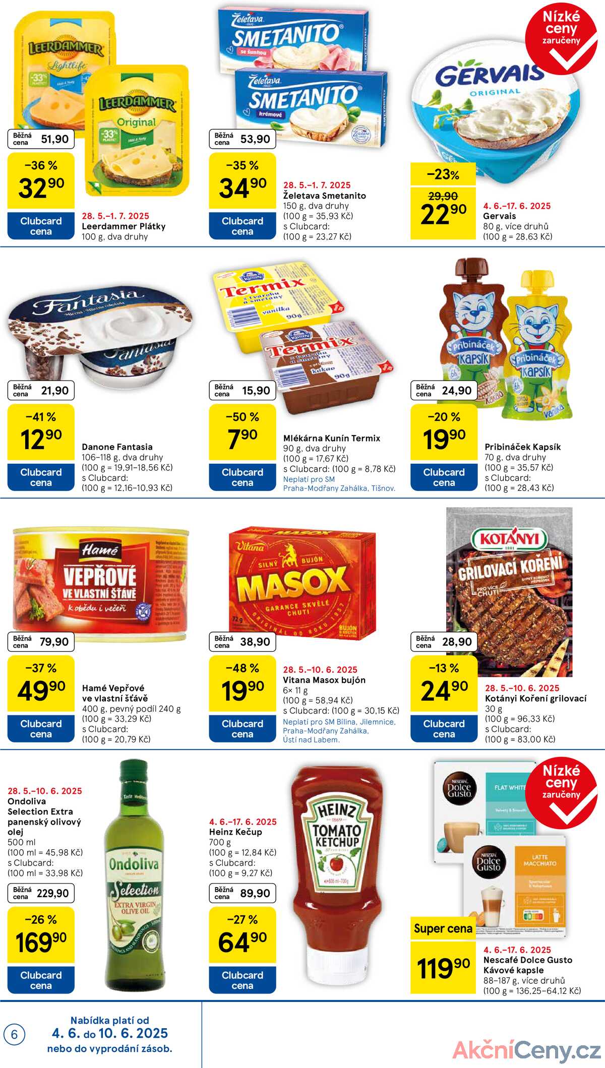 Tesco supermarkety od 4.6. do 10.6.2025 strana 6
