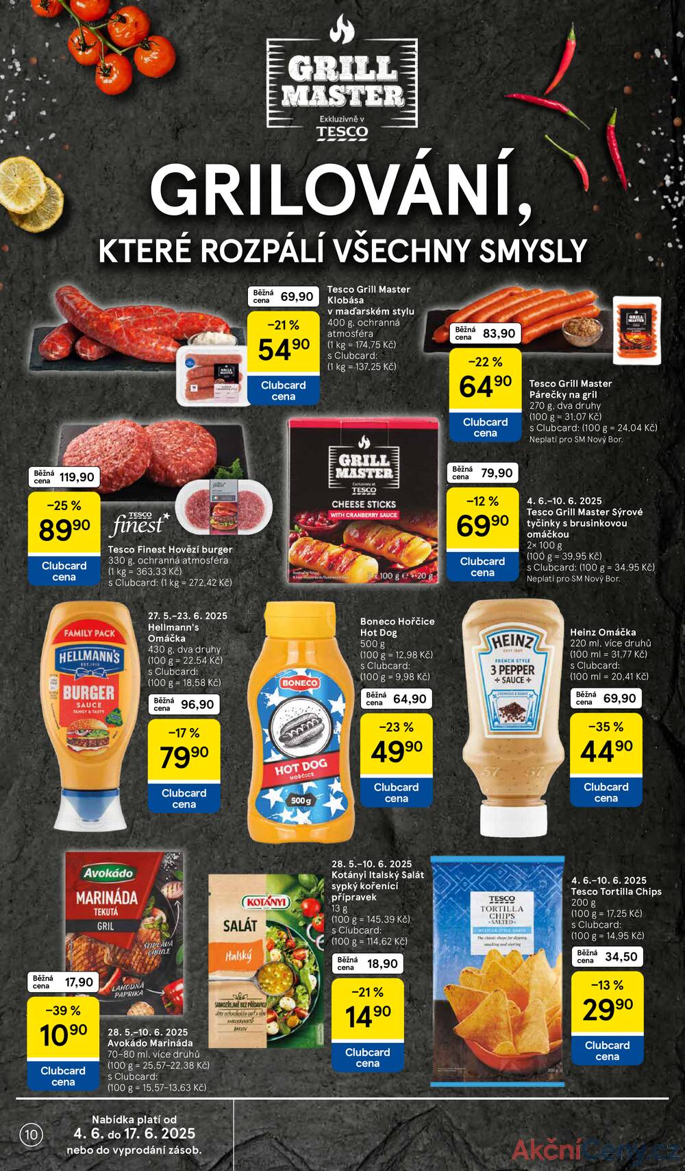 Leták Tesco - Tesco supermarkety od 4.6. do 10.6.2025 - strana 10 Leták Tesco - Tesco supermarkety od 4.6. do 10.6.2025 - strana 10