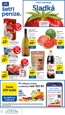 Tesco supermarkety od 4.6. do 10.6.2025