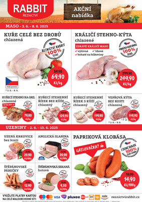 RABBIT řeznictví letáky