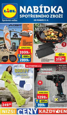 Lidl Spotřební zboží 2.6. - 8.6.