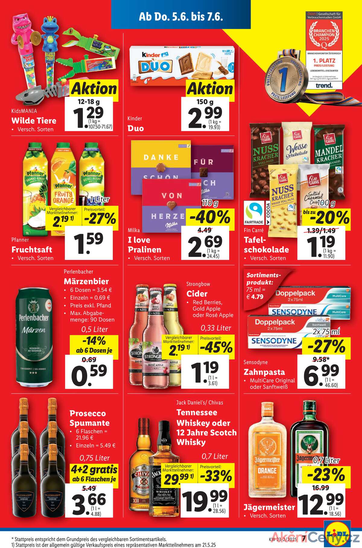 Leták Lidl Rakousko 5.6.-11.6.2025 strana 9