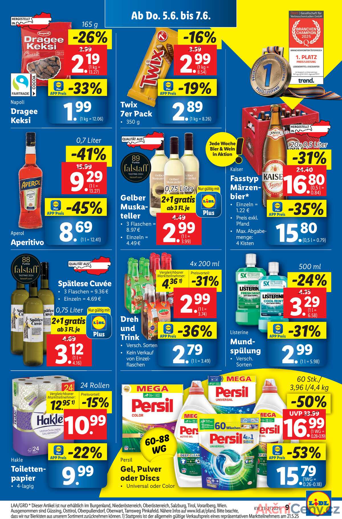 Leták Lidl Rakousko 5.6.-11.6.2025 strana 11